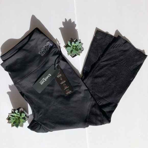 BEBE Sport Leggings * NEW w/ tags - Picture 2 of 6